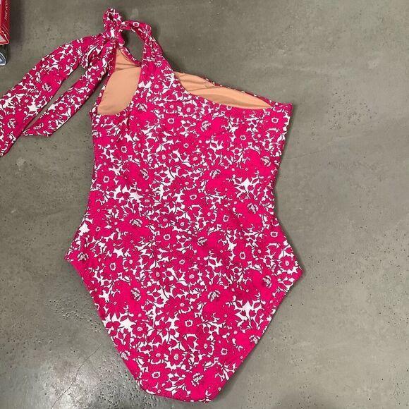J. Crew Floral One Shoulder Swimsuit - Picture 5 of 8